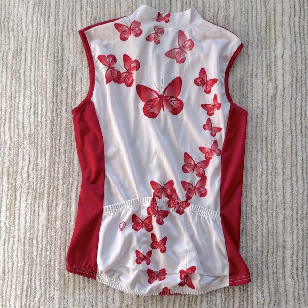 Pearl Izumi Butterfly Graphic Sleeveless Cycling Jersey Medium, NWOT - Picture 2 of 6